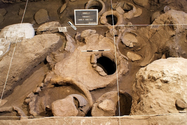 Earliest Known Winery Found in Armenian Cave