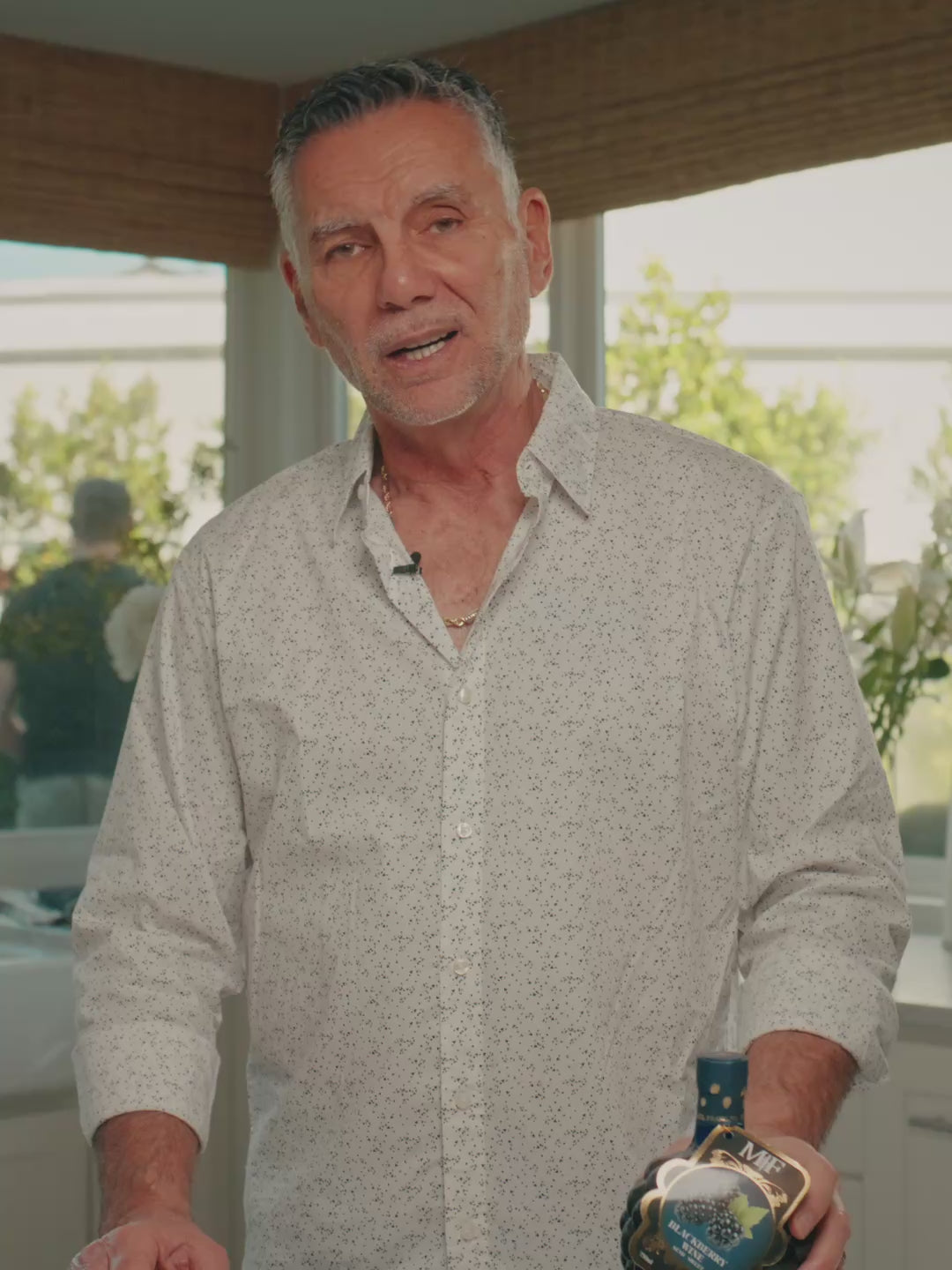 Load video: Michael Franzese explains how to enjoy blackberry wine