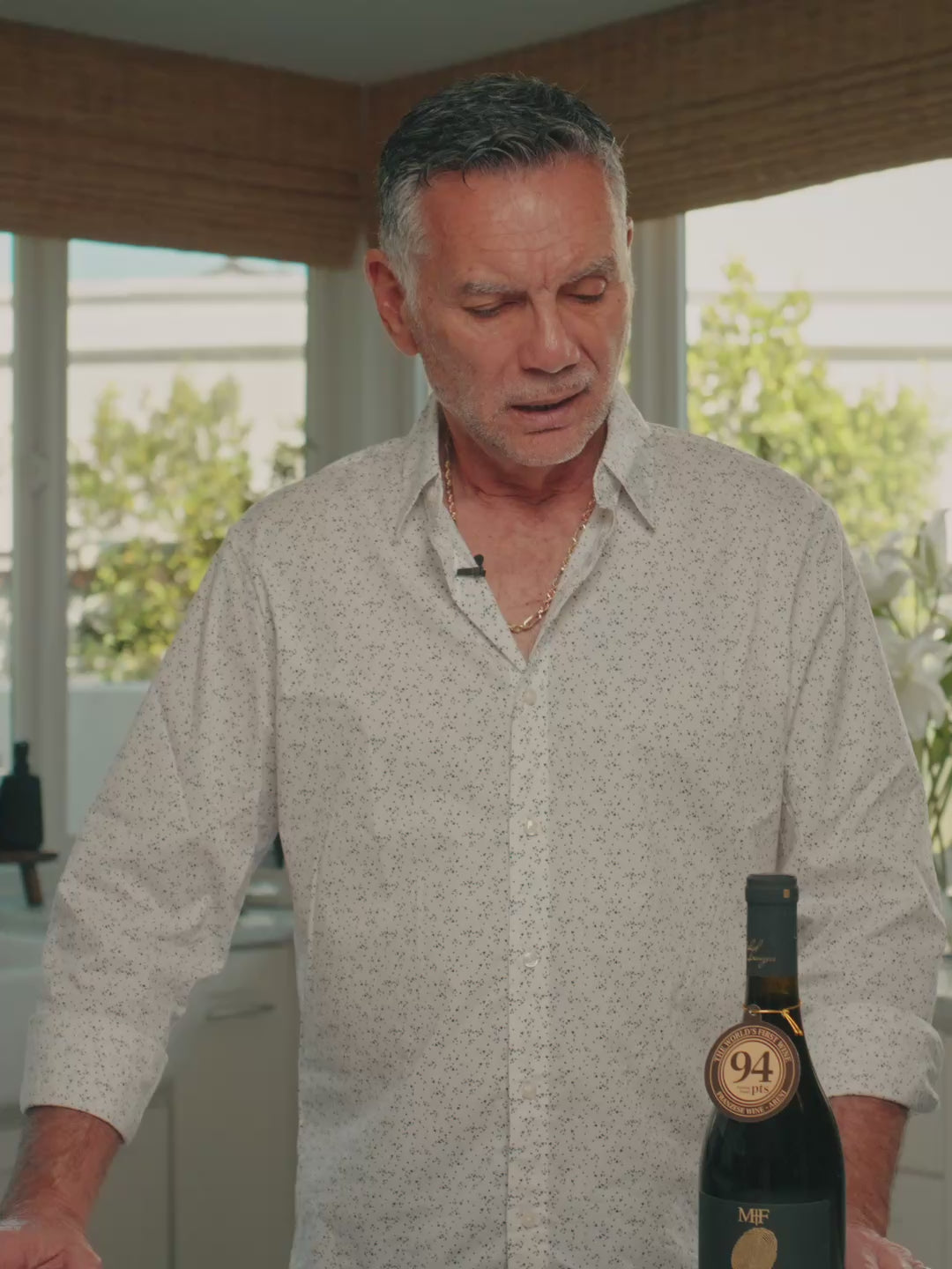 Load video: Michael Franzese describing how to enjoy Areni Red Wine